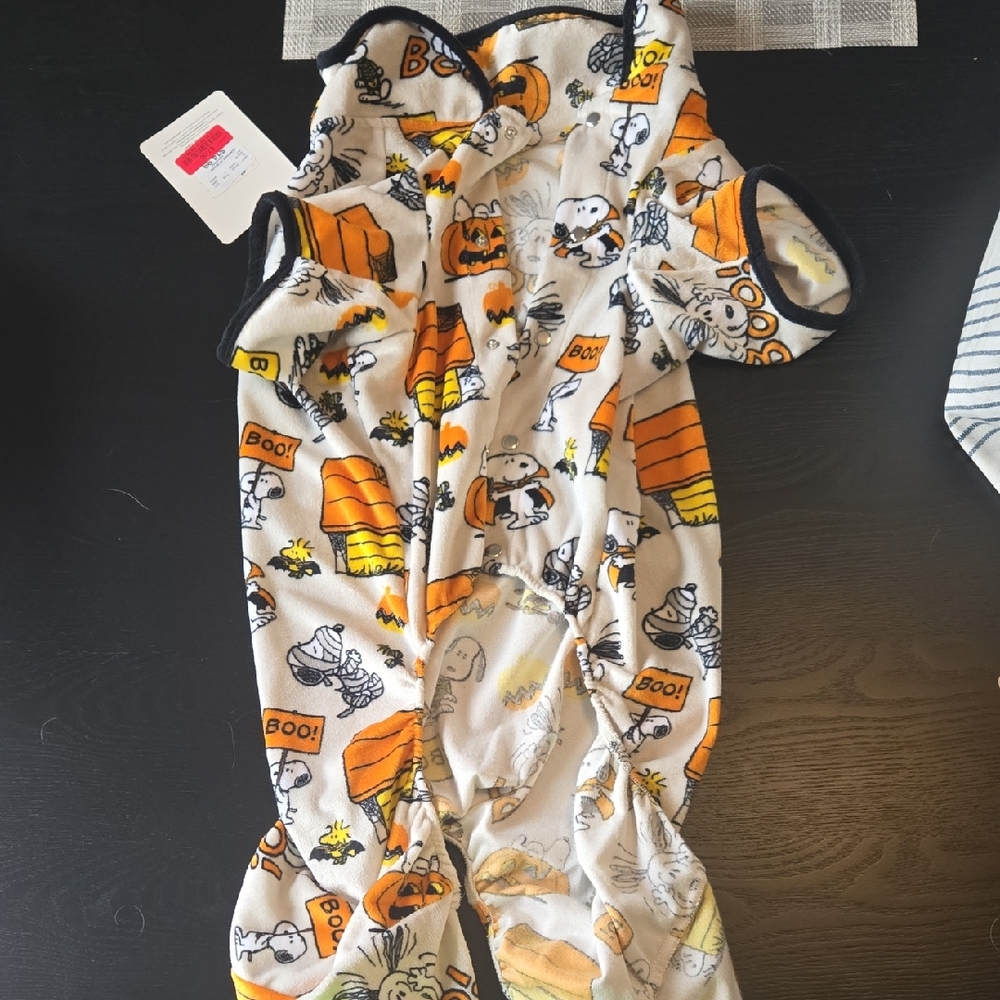 Halloween Dog Pajamas with Snoopy Print